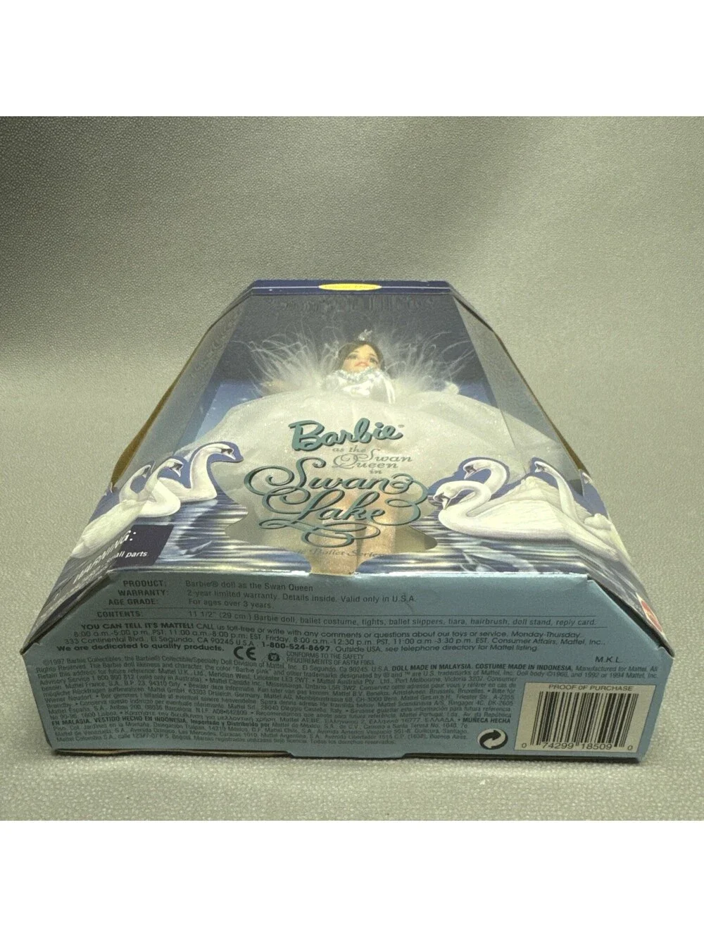 1997 Barbie As The Swan Queen In Swan Lake Classic Ballet Series 18509 NRFB